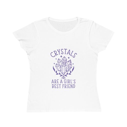 Crystals Are a Girl’s Best Friend | 100% Organic Cotton T-Shirt | Unique T-Shirt for Women