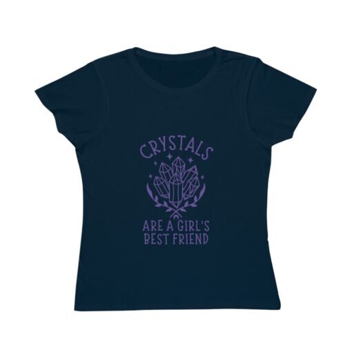 Crystals Are a Girl’s Best Friend | 100% Organic Cotton T-Shirt | Unique T-Shirt for Women - Image 7