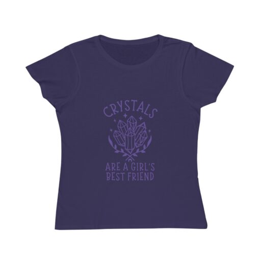 Crystals Are a Girl’s Best Friend | 100% Organic Cotton T-Shirt | Unique T-Shirt for Women - Image 9