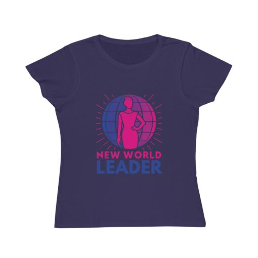 Empowered Women’s 100% Organic Cotton T-Shirt | New World Leader Unique T-Shirt for Women - Image 9