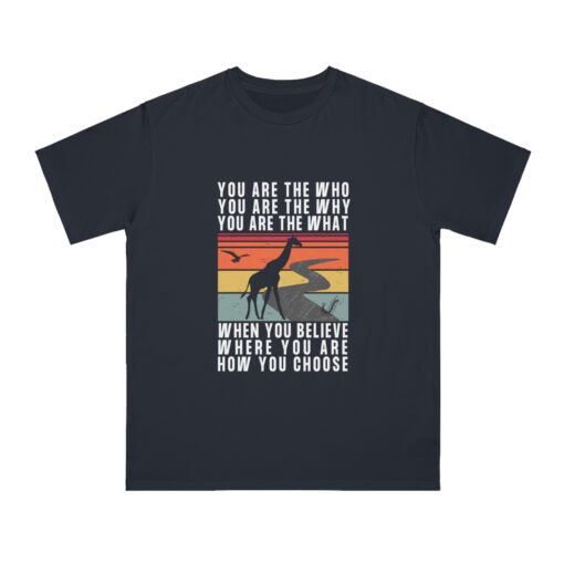 You Are the Who 100% Organic Cotton Men’s T-Shirt | Motivational Unique t-Shirt | Inspirational Graphic Tee - Image 7