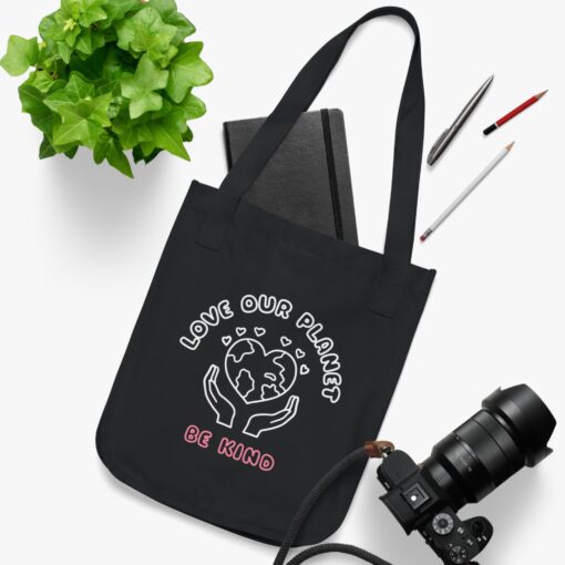 Love Our Planet Be Kind - Eco-Friendly Tote Bag - 100% Organic Cotton Market Tote by Soul Spark Cafe - Image 7