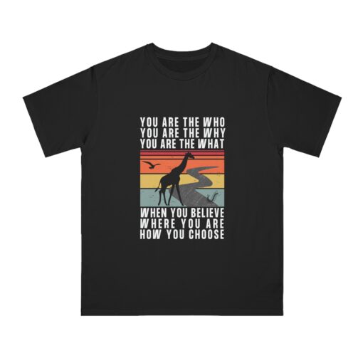 You Are the Who 100% Organic Cotton Men’s T-Shirt | Motivational Unique t-Shirt | Inspirational Graphic Tee - Image 9