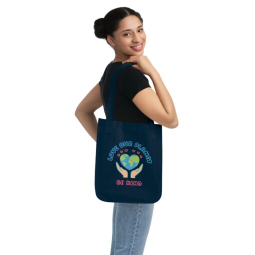 Love Our Planet Be Kind - Eco-Friendly Tote Bag - 100% Organic Cotton Market Tote by Soul Spark Cafe - Image 12