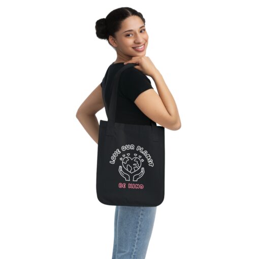 Love Our Planet Be Kind - Eco-Friendly Tote Bag - 100% Organic Cotton Market Tote by Soul Spark Cafe - Image 8