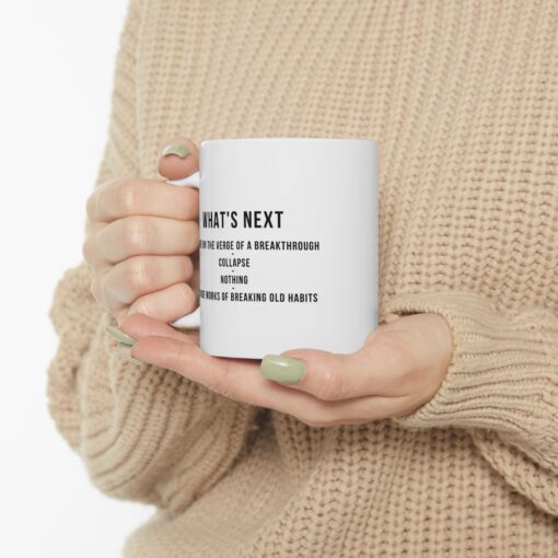 Breaking Point Ceramic Mug – Unique Coffee Mug | White 11oz or 15oz | Soul Spark Cafe Inspirational Ceramic Coffee Mug - 11oz & 15oz - Thought Provoking - Image 9