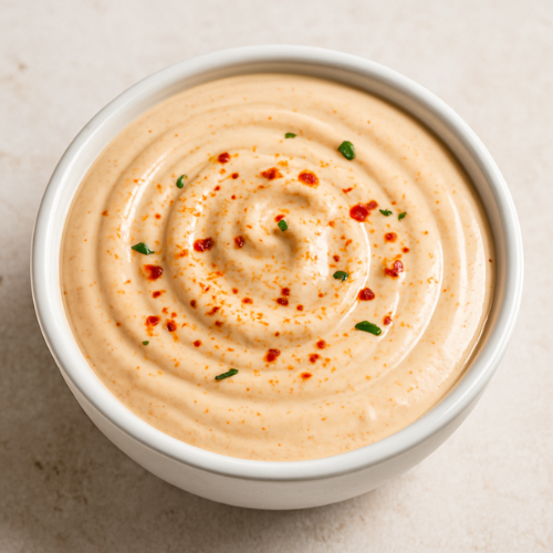 Vegan Spicy Sour Cream Taco Sauce