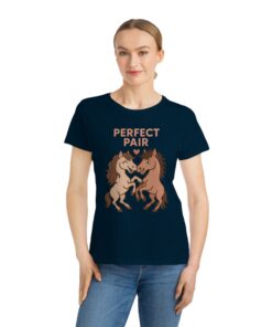 Perfect Pair Horse T-Shirt | Cute Animal Tee, Gift for Horse Lovers, Birthday Apparel, Organic Cotton - Image 10